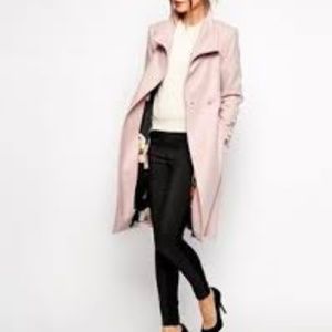 Ted Baker Belted Wrap Coat / Pale Pink / TB size 4 (US 10)